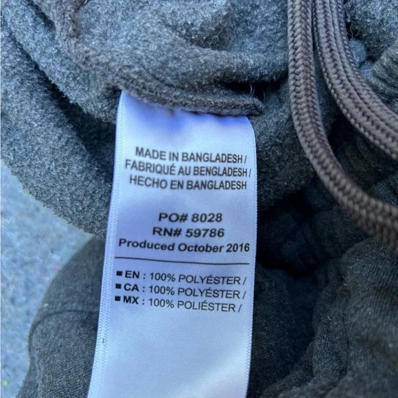 Umbro Cargo‎ Sweatpants Gray Small Fleece Lined Jogger Lounge Pants - Picture 8 of 10